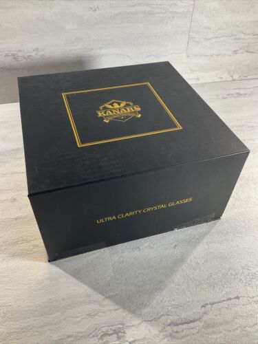 KANARS Old Fashioned Whiskey Glasses with Luxury Box - 10 Oz Rocks- Set of 4 (6922794598583)